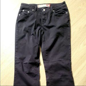 Guess Black Flare Leg Jeans size 28